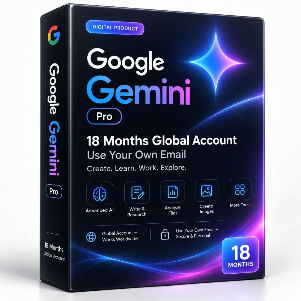 Google Gemini Pro 18 Months Global Account | Use Your Own Email