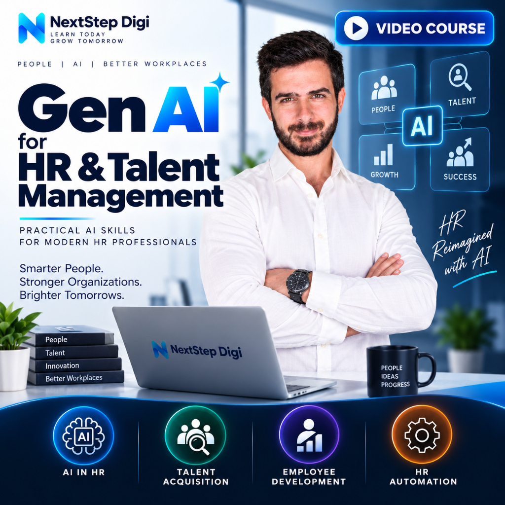 (Video Course) Gen AI for HR & Talent Management | AI Human Resources | HR Analytics Talent Acquisition Workforce