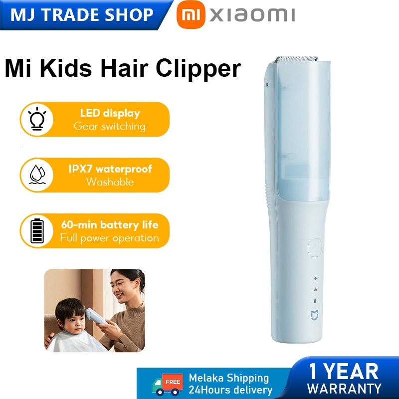 Xiaomi Kids Smart Hair Clipper - Electric -Safe Design With IPX7 Water Resistance 理发器