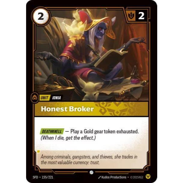 Honest Broker #155 Riftbound Spiritforged COMMON