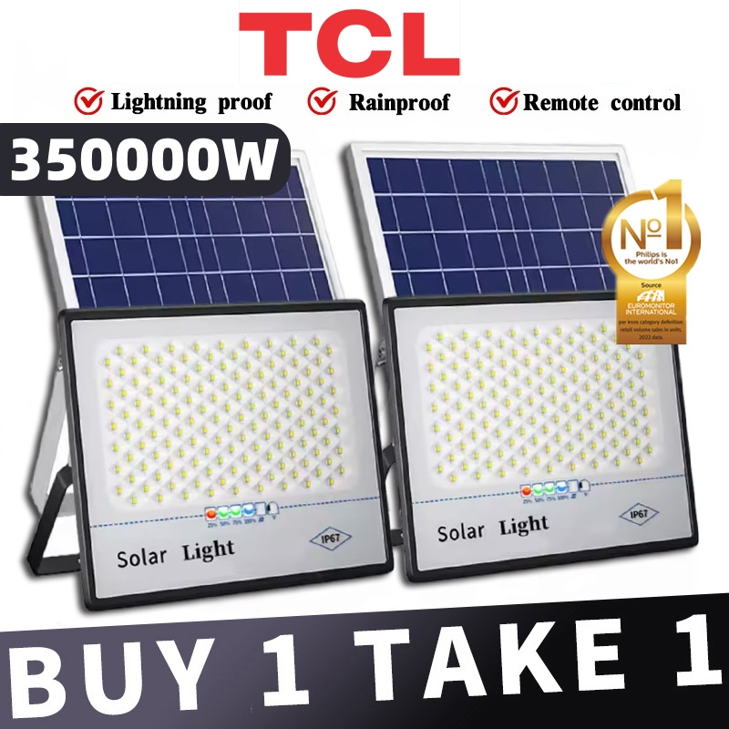 Lampu Solar Light BUY 1 TAKE 1 350000W LED Solar Outdoor Waterproof Lights With Panel