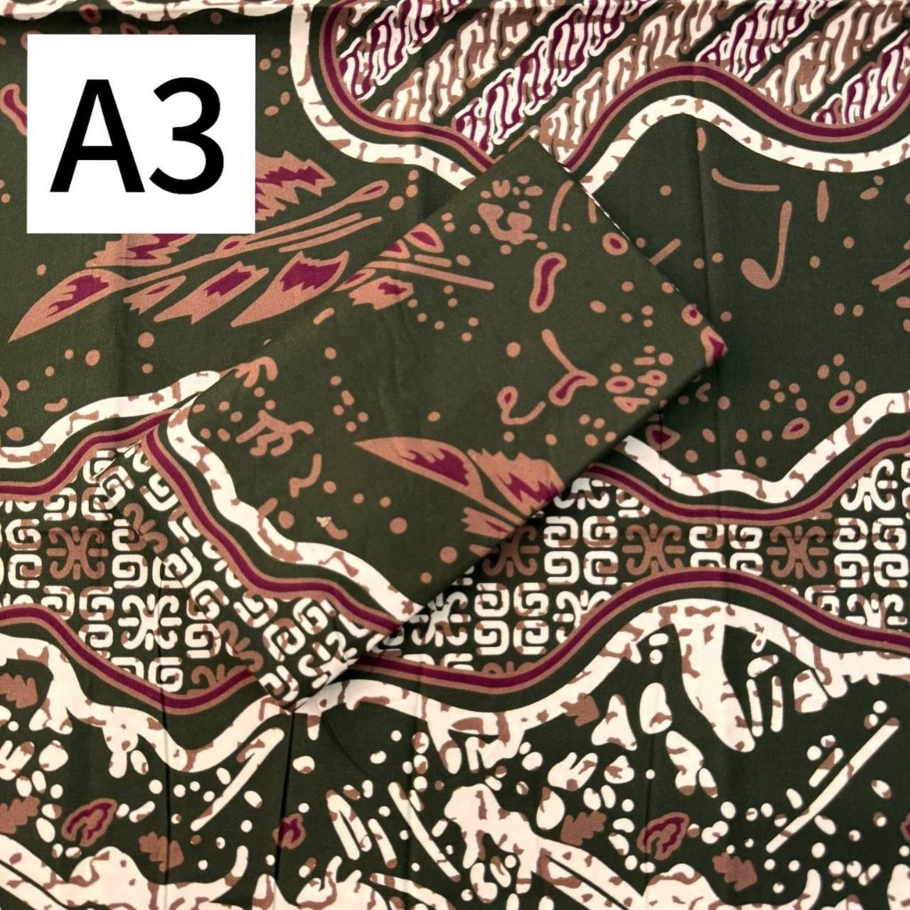 Kain Batik Viral/ SARUNG BATIK/KAIN BATIK BORNEO SARAWAK / KAIN BATIK SIAP JAHIT 2METER/CORAK JAWA
