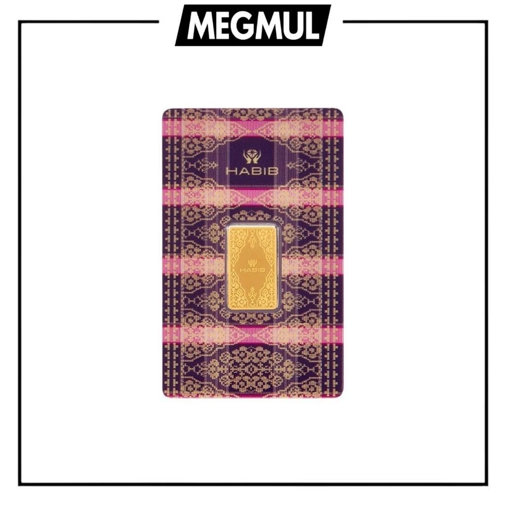 HABIB 5g 999.9 Gold Bar (Songket Purple) Habib Gold Bar - Limited Stock Only