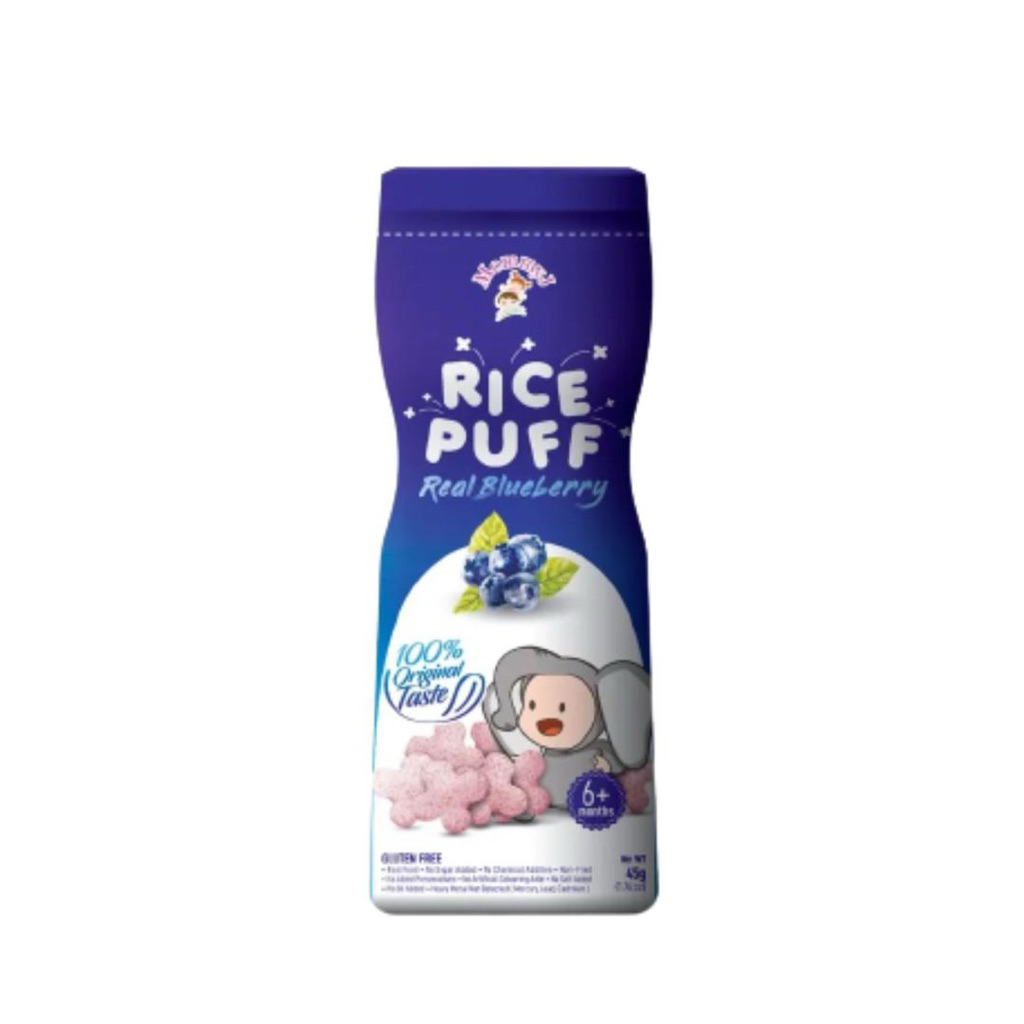 MommyJ® Baby Pure Rice Puff [ Blueberry/Banana/Apple/Yogurt Melt/Teething Rusks