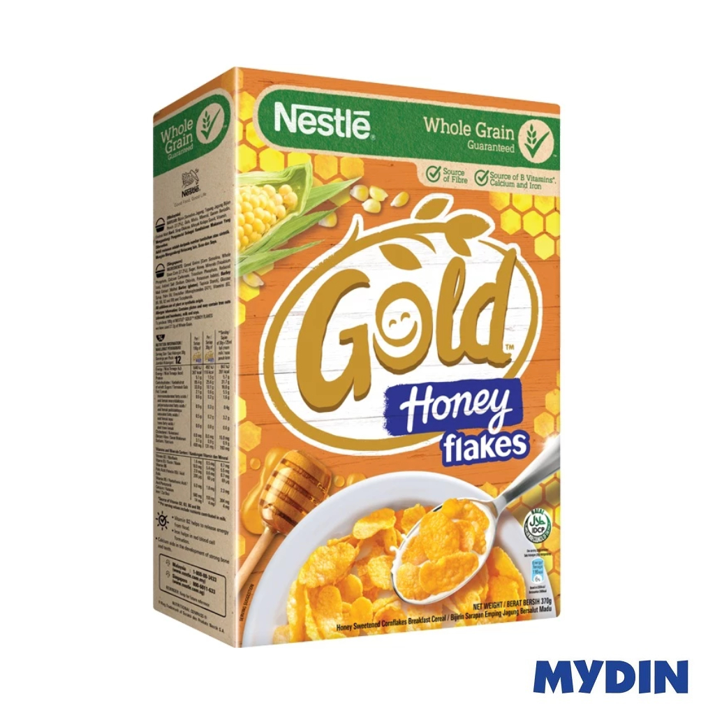 Nestle Breakfast Cereal Honey Gold Flakes (370g)