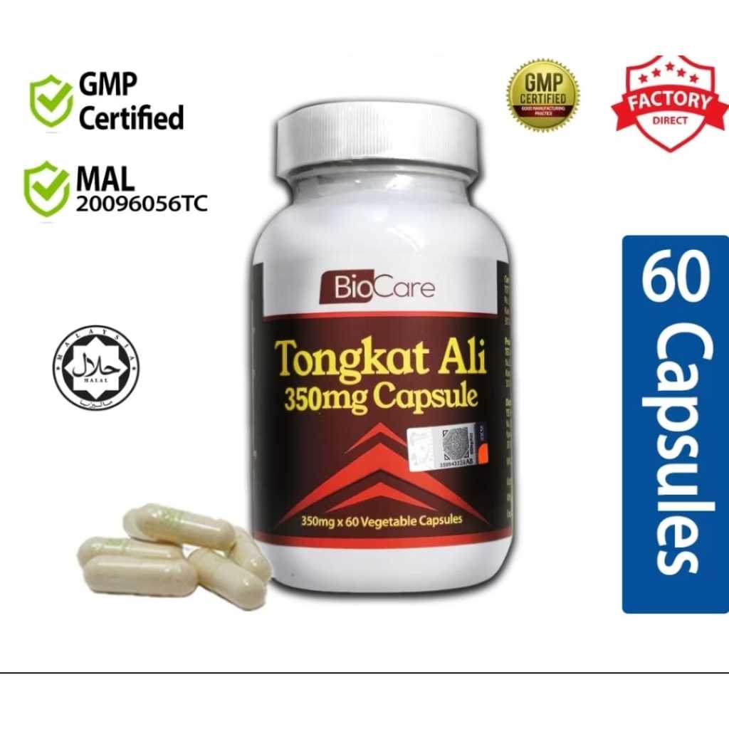 Biocare Tongkat Ali Capsule 350mg x 60 Capsule