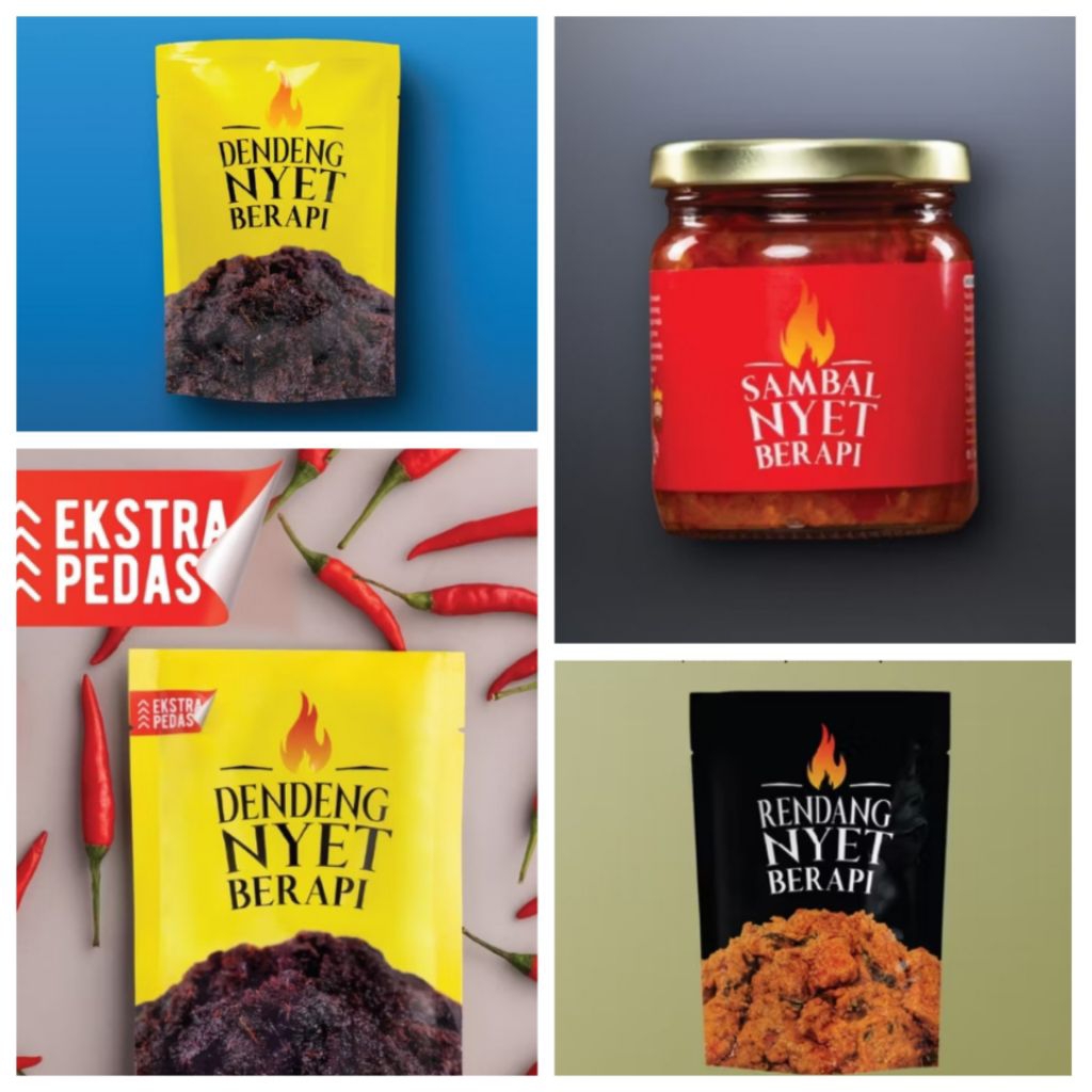 [READY STOCK + Fast Shipping] Rendang Ayam Extra Pedas Dendeng Nyet Sambal Nyet Berapi Original by Khairul Aming Brand
