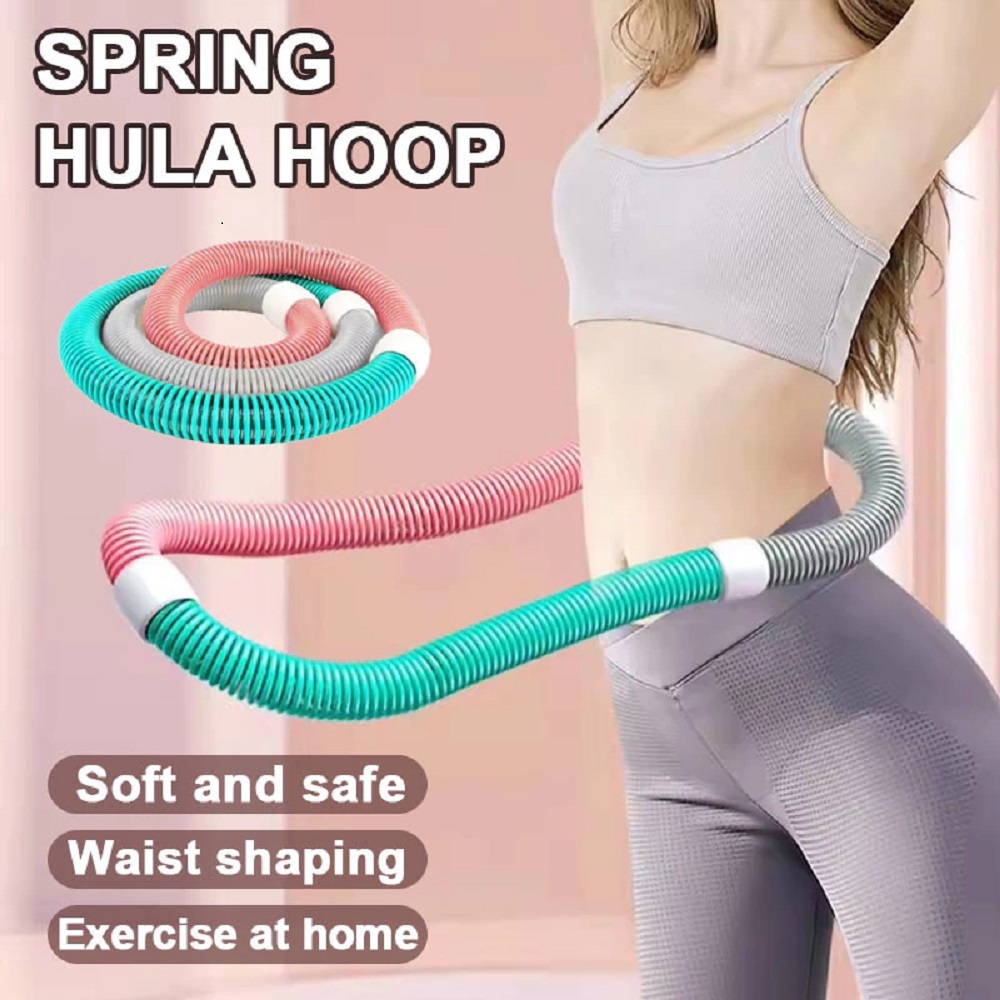 Spring Hula Hoop Extra Weightening Waist Twisting Exercise Adult Weight-loss Home Alat Senaman 呼啦圈
