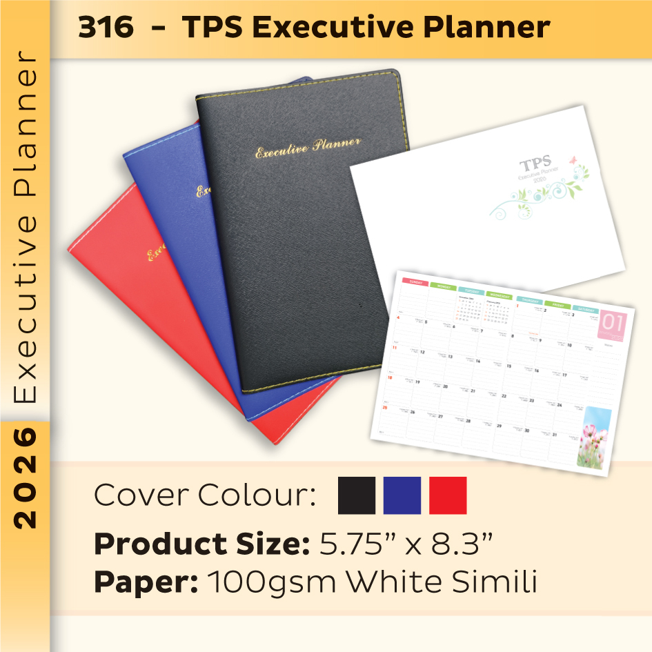 [ READY STOCK ] 2026 Executive Planner A5 size/ 2026 Monthly Planner A5 Size
