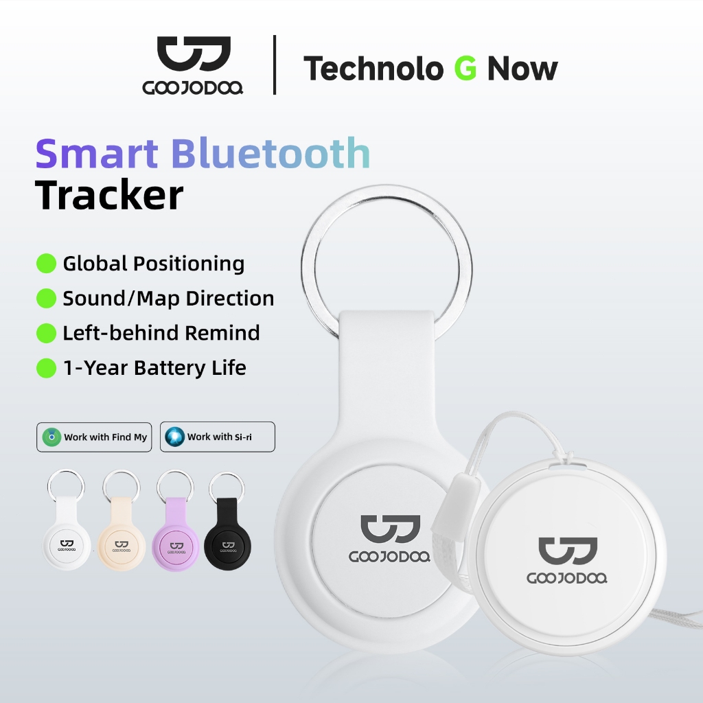 GOOJODOQ Secure Tracking & Secure Tracking Anti-loss Smart Bluetooth Tracker Compatible with iOS system
