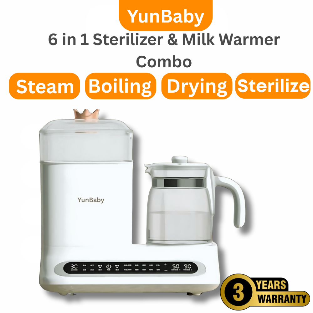YunBaby X9P 6 In 1 Milk Bottle Sterilizer And Dryer