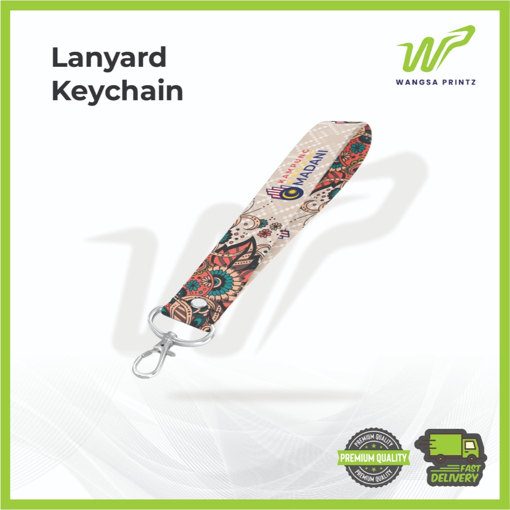Custom Name Logo Lanyard Keychain / Souvenir / Event Merchandise