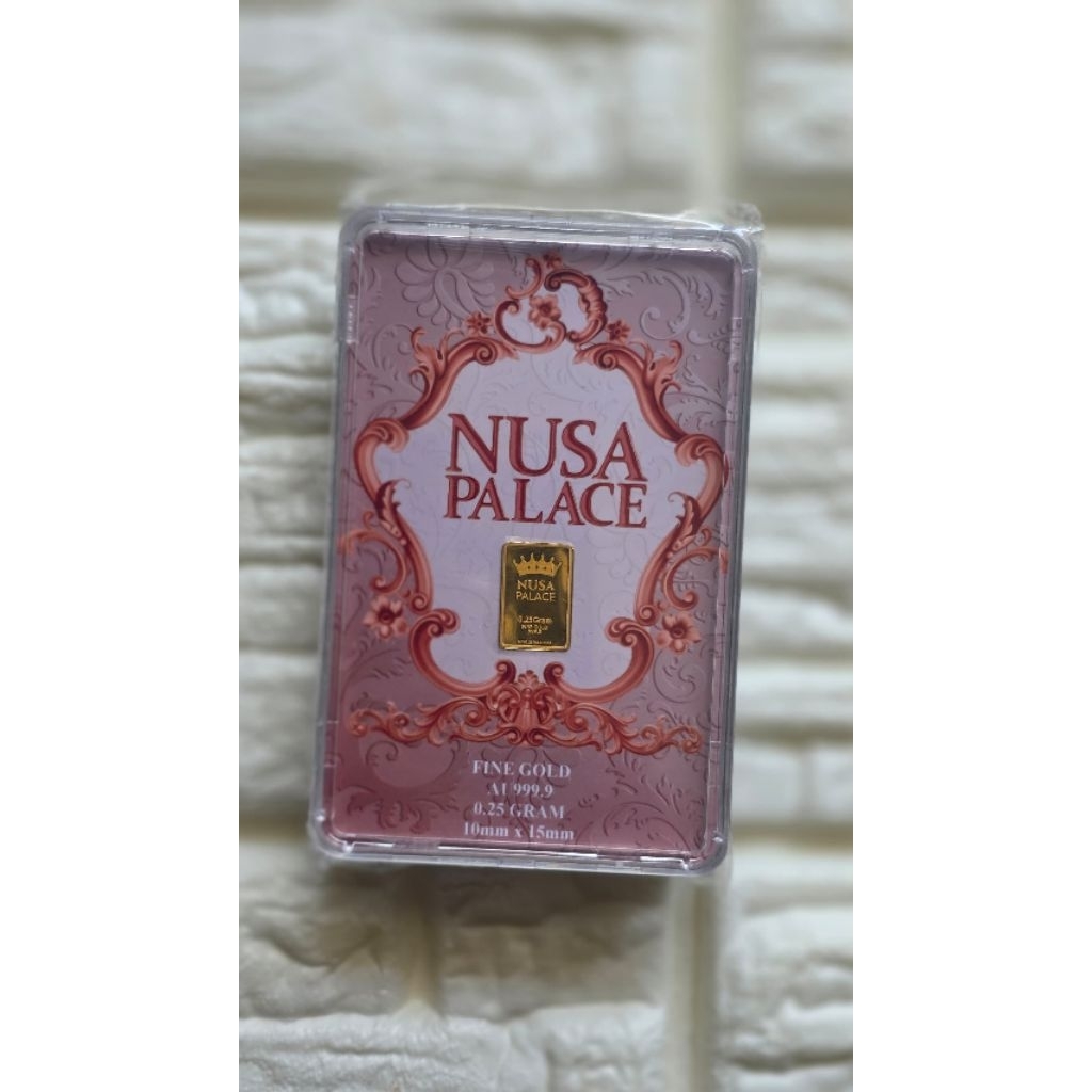 PURE 0.25g GOLDBAR 999.9 / 24carat + Special Box