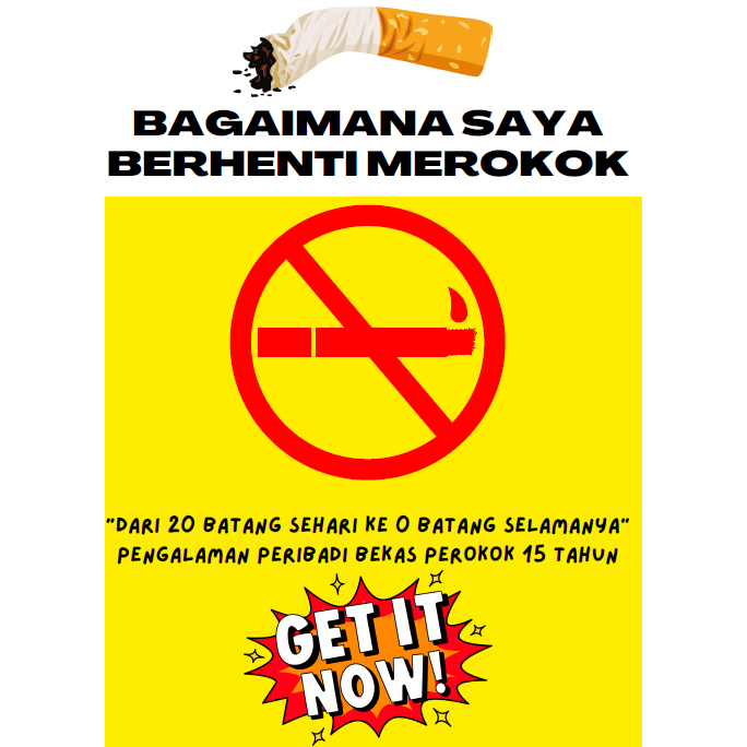 Bagaimana Saya Berhenti Merokok - QuitSmoke Pro | Panduan Digital Hidup Bebas Rokok