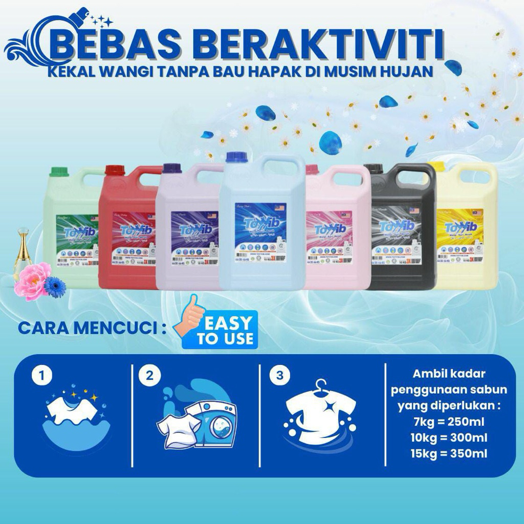 [ BEST SELLER ✅ ] { ? POST OUT IN 24 HOUR ✅ } Original Sabun Basuh Baju Toyyib 10 Kg