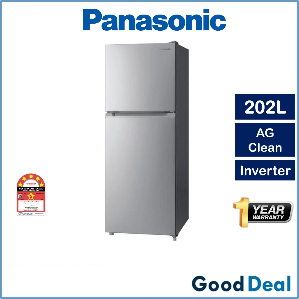 Panasonic NR-TC221BUSM 202L Refrigerator Fridge Peti Sejuk Frost Free
