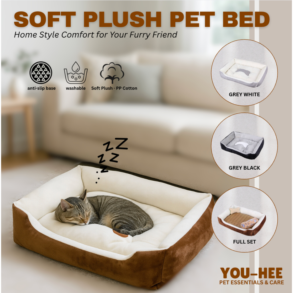 【Premium Quality Pet Bed】Cushion PP Cotton Dog Cat Bed Pad Katil Kucing 宠物狗狗猫咪床垫沙发狗窝 Sofa Tilam