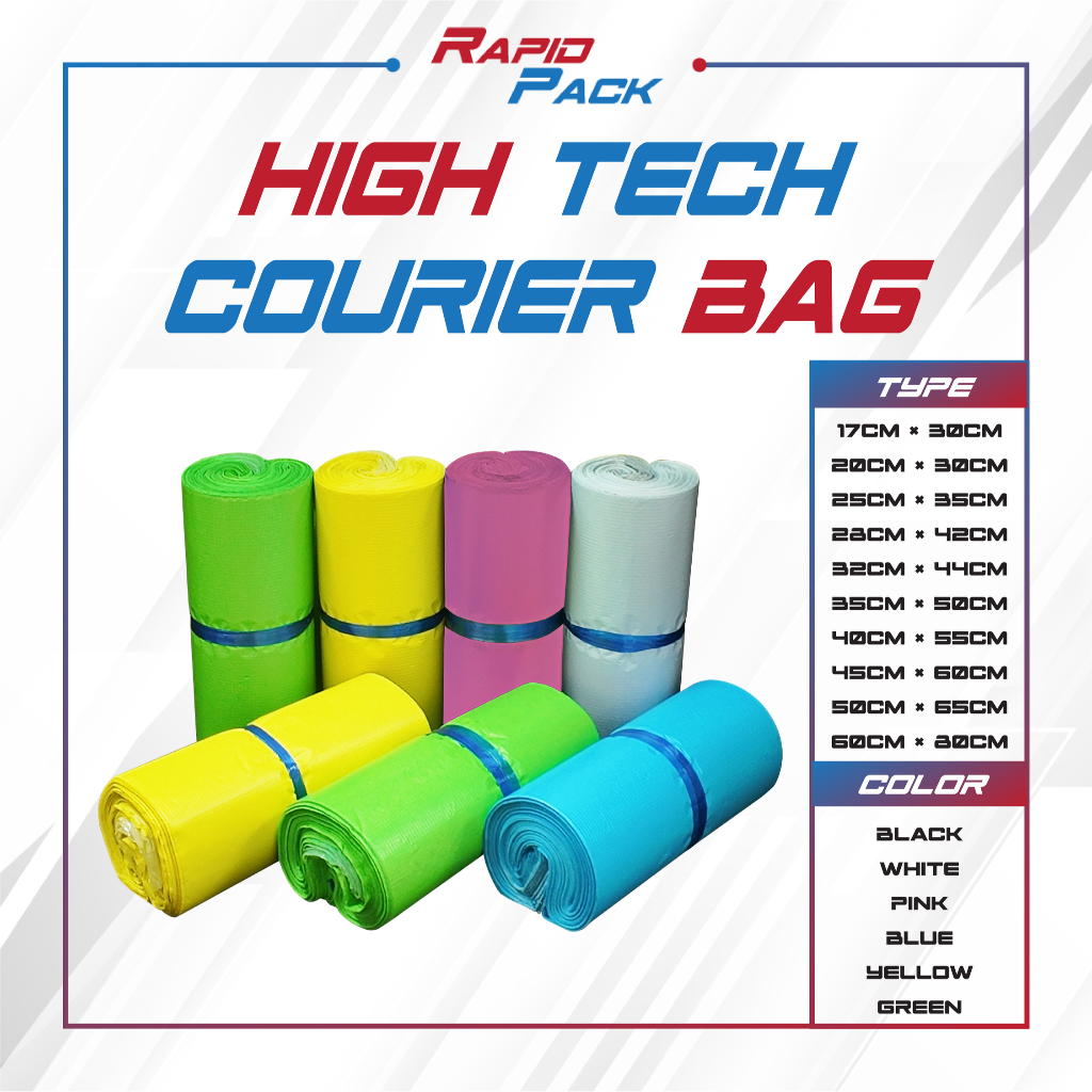 New Technology Courier Bag Pocket Parcel Flyers Courier Plastic Pos Plastik Kurier Beg 快递纸袋 郵寄 包裹 快遞 Packing Packaging