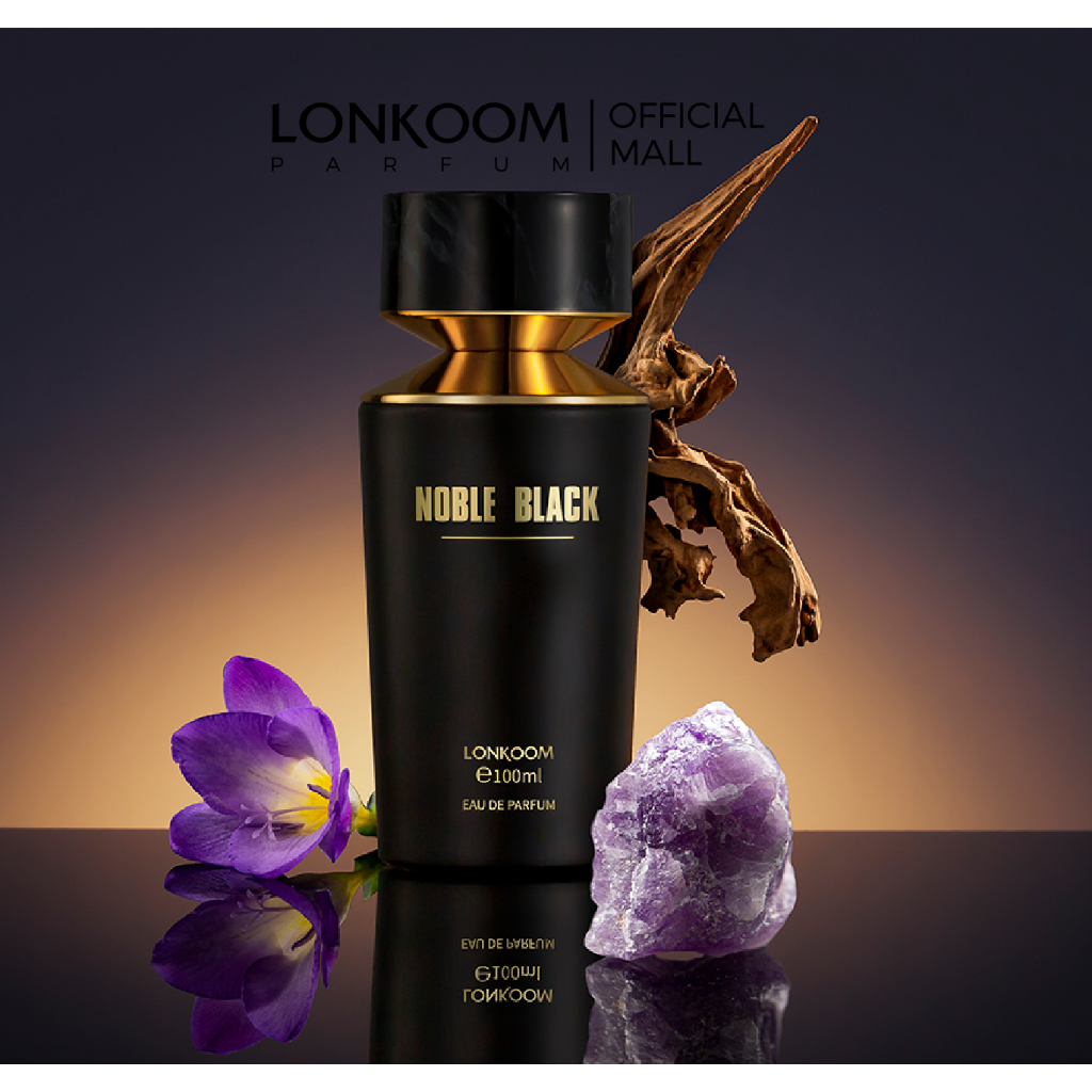 LONKOOM Noble Black/Gold/Edition/White EDP Perfume Minyak Wangi Tahan Lama High Quality Lelaki /Wanita/Unisex (100ml)