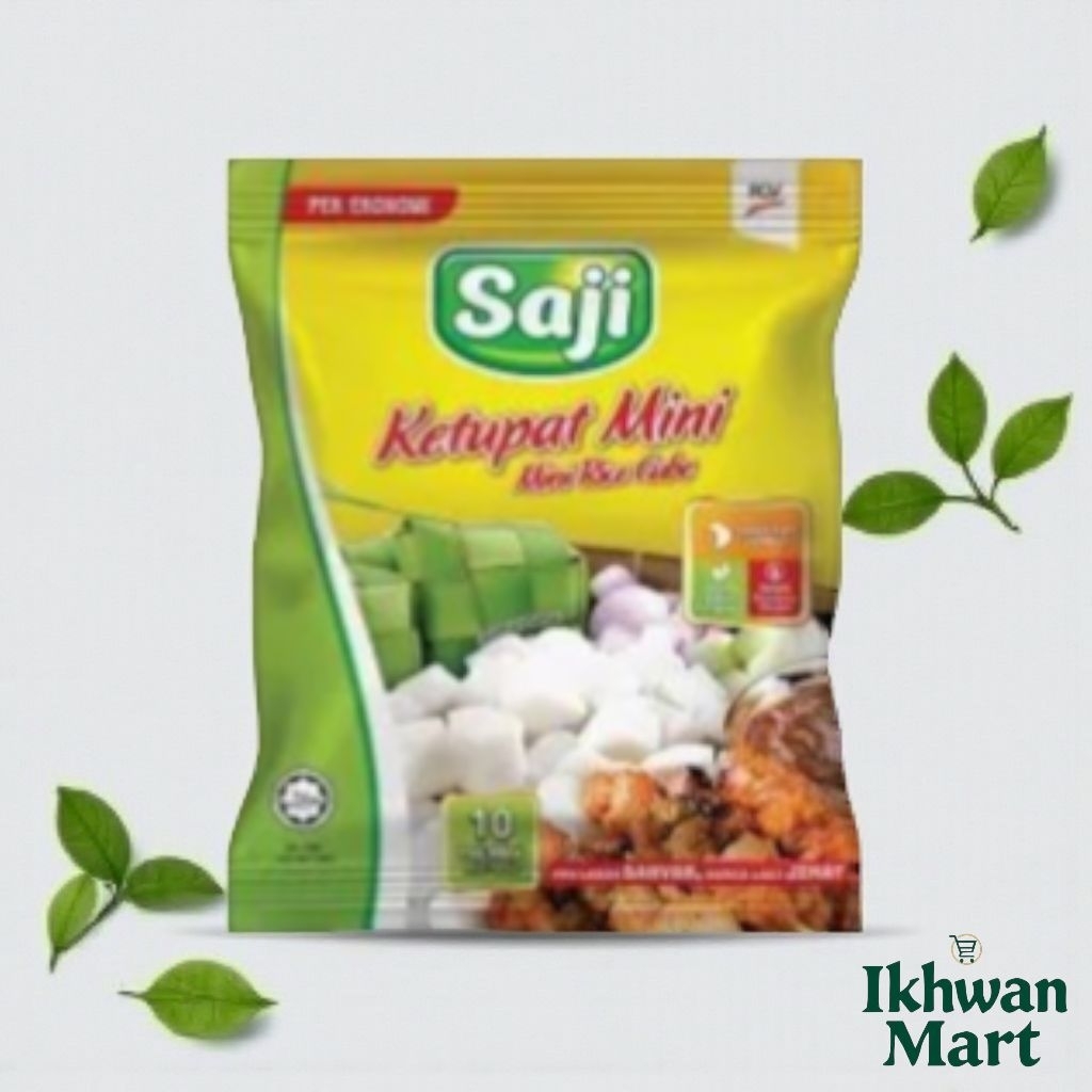 Saji Ketupat Mini 10 Packs | Nasi Impit Segera | Halal Certified | Mudah & Cepat Disediakan Local Favourite