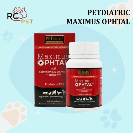 PETdiatric Maximus Opthal® Eyes and Ophthalmology Health for Dogs and Cats 60 Tablets