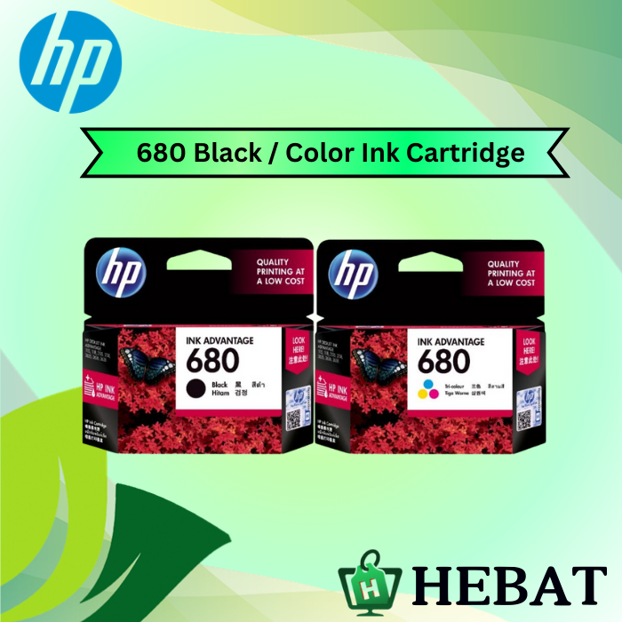 HP 680 Black / Tri-Color Original Ink Cartridge for 2135,3835,3775,3776,3777,5275 B