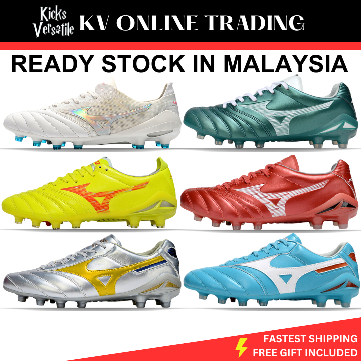 Ready Stock Beta2 Neo4 Neo3 DNA FG Football Boots Kasut Bola Sepak Padang Berlidah Lelaki Soccer