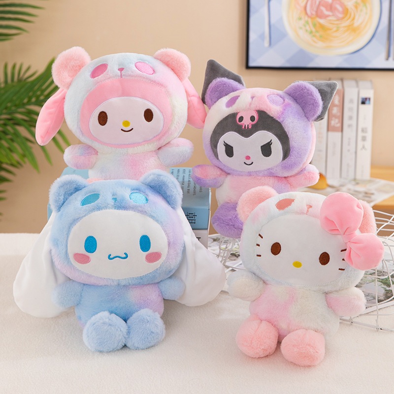 Sanrio plush doll Cinnamoroll Kuromi Melody Hello Kitty plushie Christmas gift xmass hadiah 玉桂狗库洛米美乐蒂KT猫