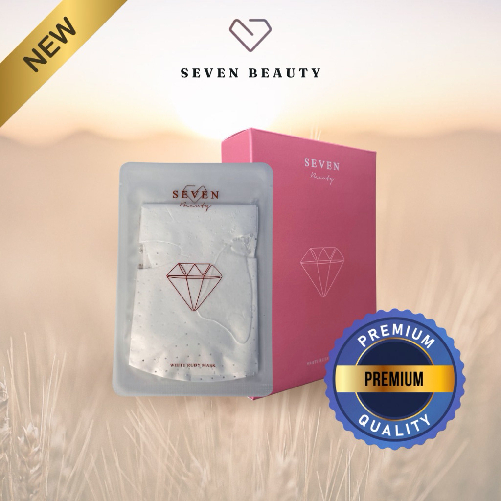 White Ruby Mask by SEVEN BEAUTY (7pc/box)