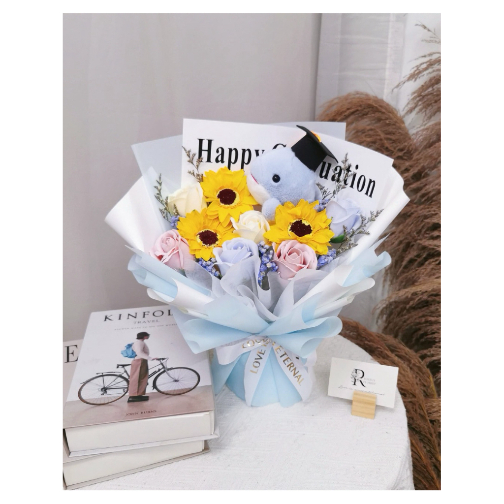 graduation bouquet sunflower graduation bouquet