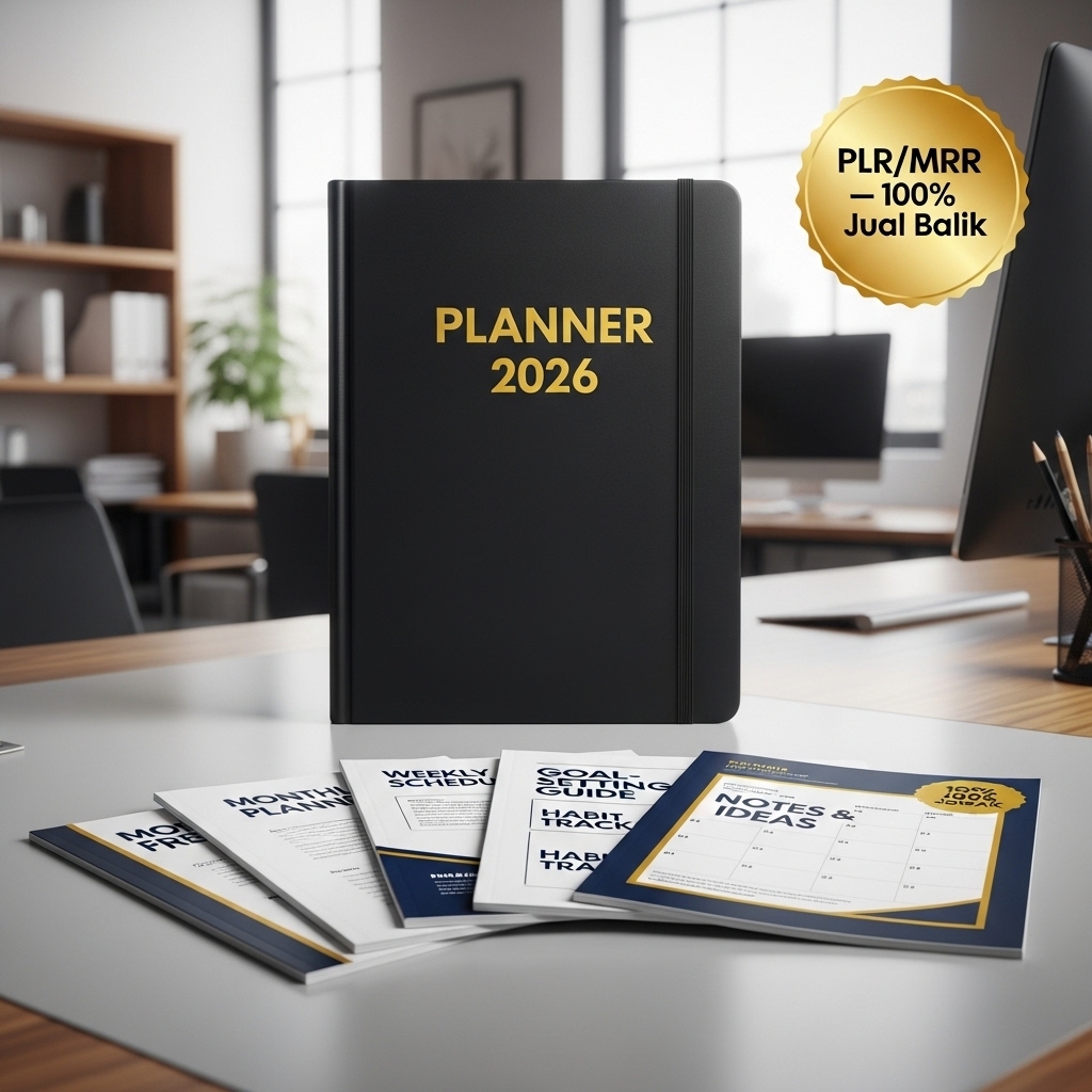 2026 Planner 200+ Editable Canva Templates PLR Planner, Jurnal, Tracker Template Bundle