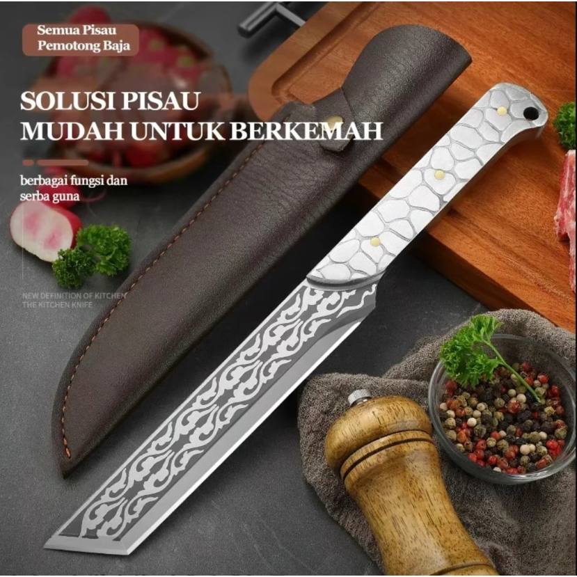 PISAU JEPUN VIRAL 🔪 FREE SARUNG ✔ Pisau Jepun Original Pisau Lapah Pisau Dapur Pisau Tulang Ayam Pisau Tulang Ikan