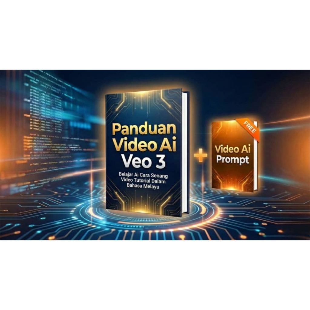 [Video Course] Ebook Panduan Video Ai Google Veo 3 , Cara Buat Video Ai Senang Dan Pantas.