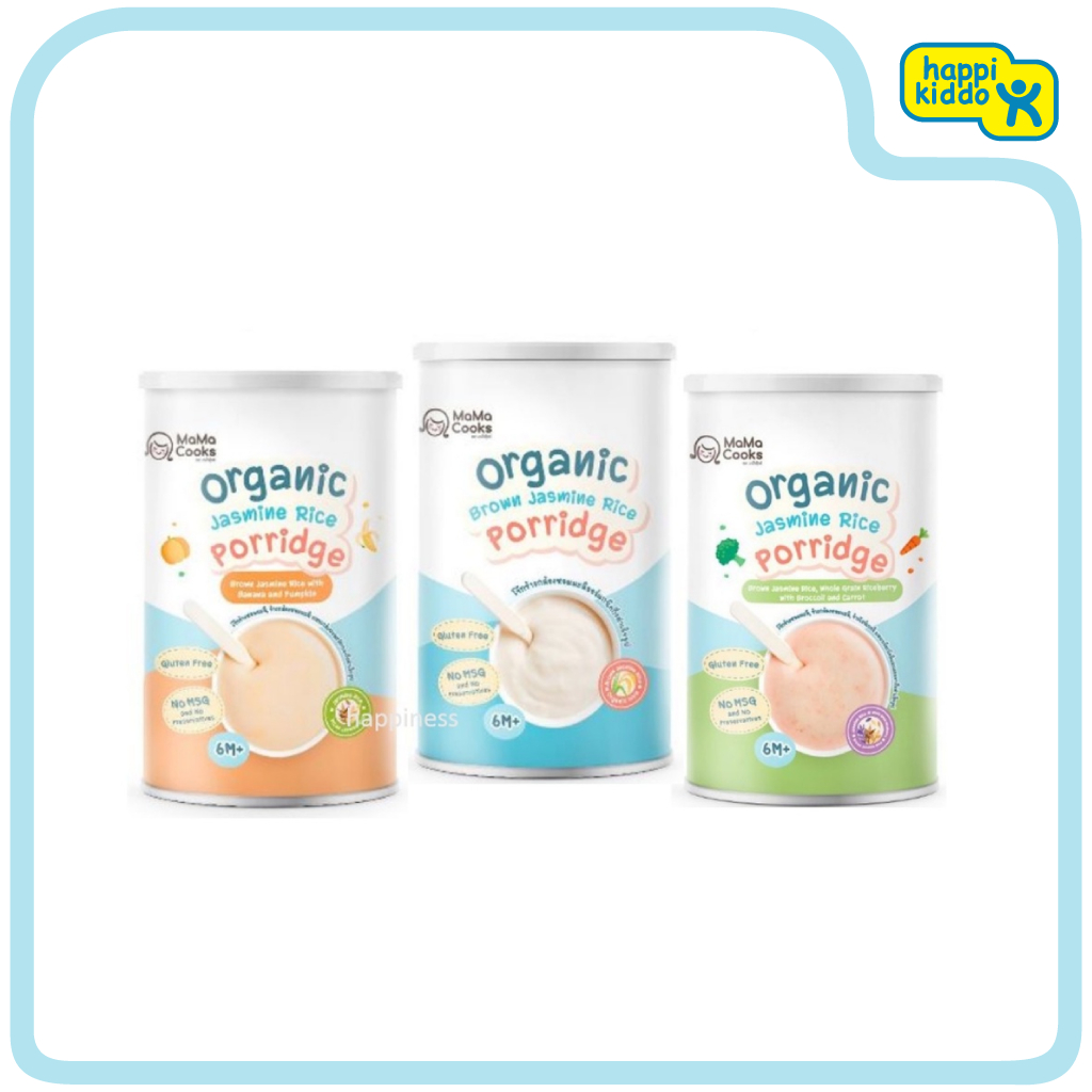 Mama Cooks Organic Baby Porridge Brown Jasmine Rice 180g