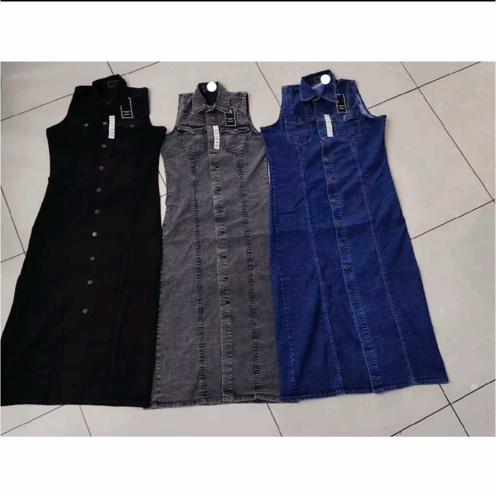 Jumpsuit jeans begetah (Acid wash 5 warna)