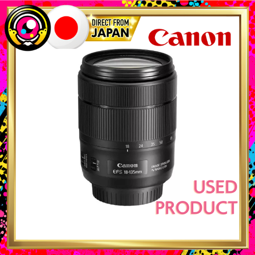 【Used】Canon Standard Zoom Lens EF-S18-135mm F3.5-5.6 IS USM for APS-C Cameras【Direct From Japan】