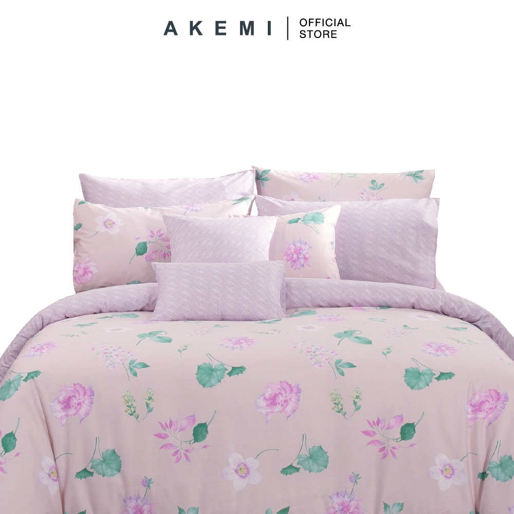 AKEMI Cotton Twill Adore Quilt Cover Set | 100% Cotton 850TC (Super Single/Queen/King)