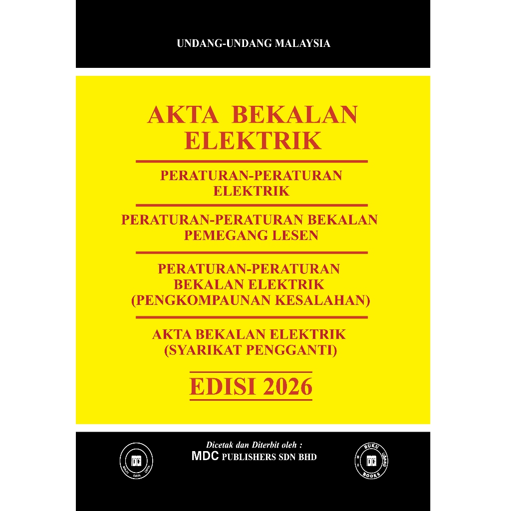 Akta Bekalan Elektrik dan Peraturan-peraturan Elektrik / Akta Bekalan Elektrik (Syarikat Pengganti) 2026