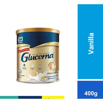 Glucerna Diabetes-Specific Formula - Vanilla (400g) [EXP 2028