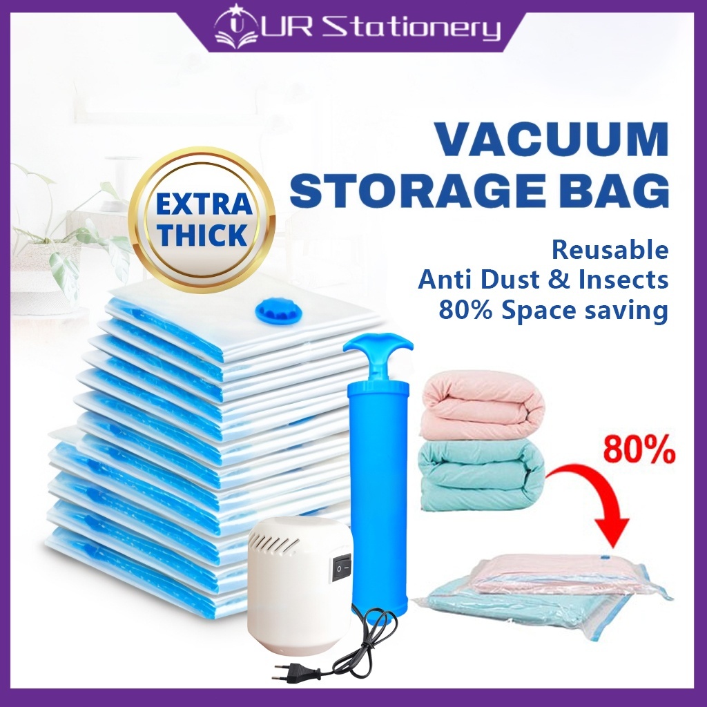 Vacuum Bag Clothes Organization Vacuum Storage Bag Vacuum Plastic Bag Resealable Travel Home Storage Bag 真空压缩袋 J1