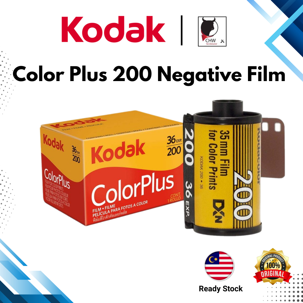 Kodak Colorplus 200 Kodax colour plus 200 film Kodax Negative Film 35mm 36EXP Color Negative Film Analog Vintage Camera