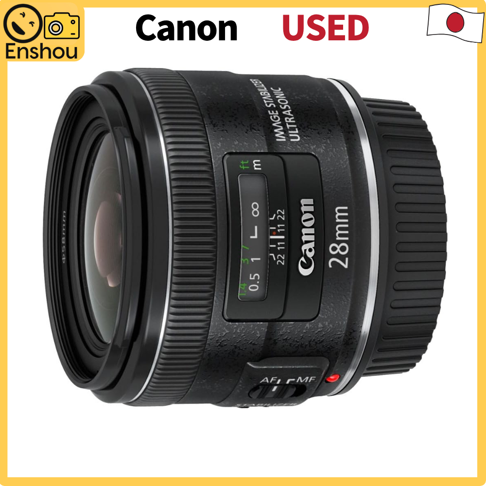 FromJapan[USED]Canon prime lens EF 28mm F2.8 IS USM, full-frame compatible