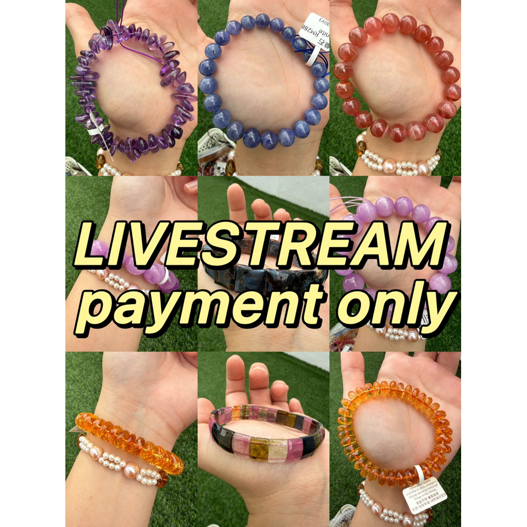 Nancy crystal live shop(Pembayaran hanya ketika live)crystal natural ready stock link for RM1