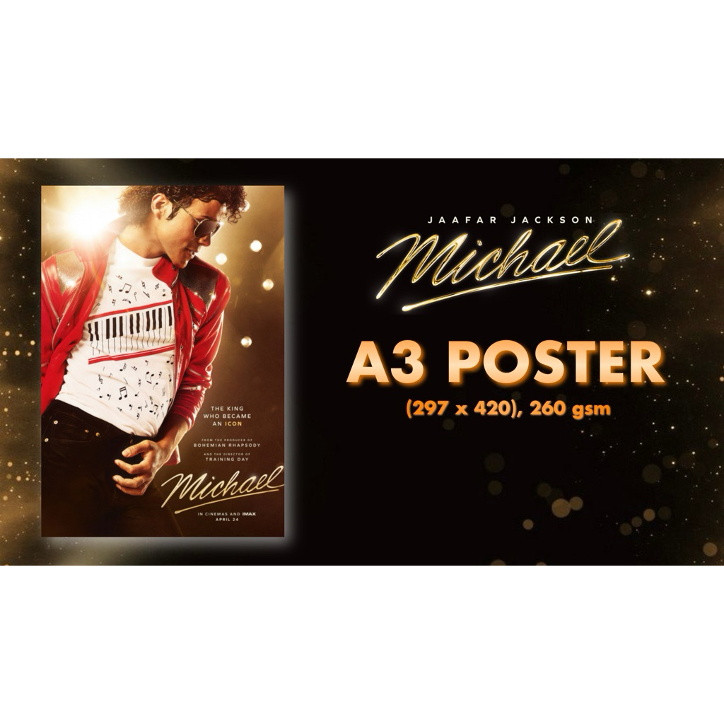 Poster Michael The Movie 2026 | A3 | Fans Copy