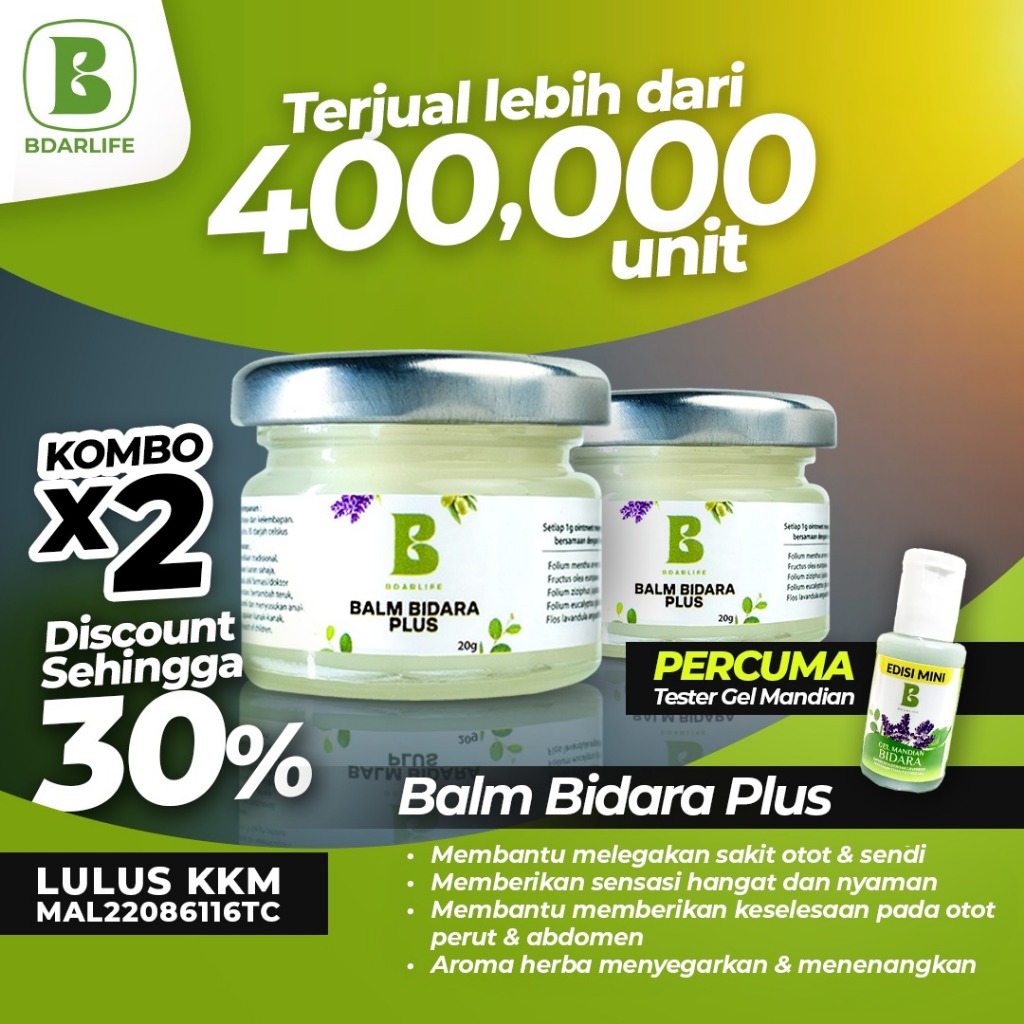 Balm Bidara Bdarlife | Sensasi Hangat & Nyaman Untuk Keselesaan Harian, Otot, Abdomen & Aroma Menenangkan 草本香膏