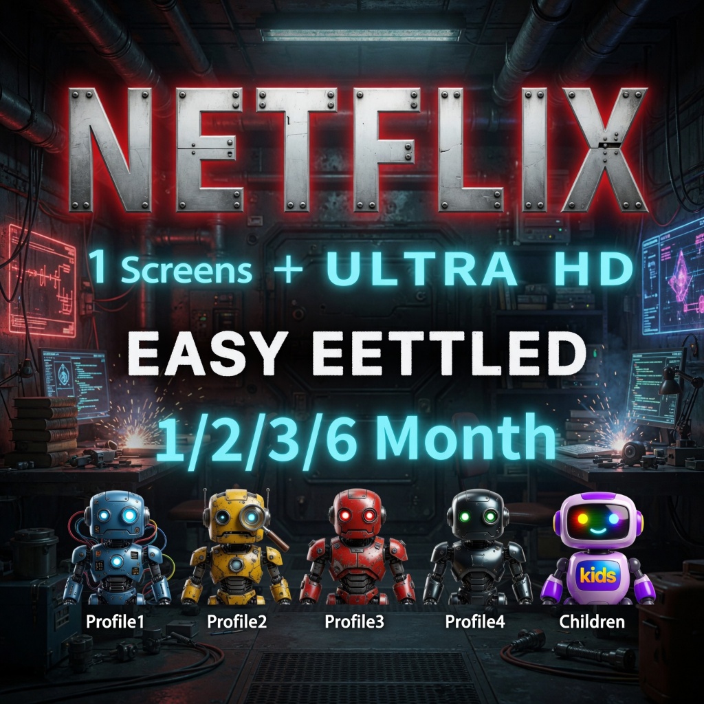 NETFLIX Account 4K FIix Account Premium Plan Neflix Murahflix NX0.5