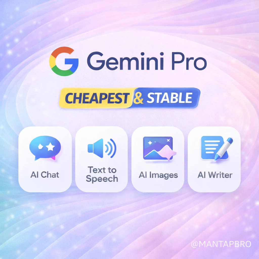 Gemini Advanced Gemini Ai PRO AI | PRO MODEL 2.5 | Advanced AI Creative Google Drive 5 TB