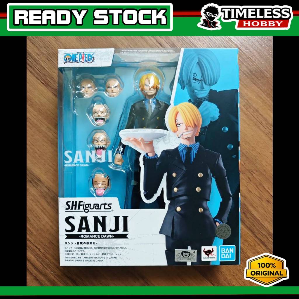 (READY STOCK) SHF Sanji Romance Dawn ONE PIECE S.H.Figuarts Bandai Namco 万代南梦宫桑吉 浪漫黎明 海贼王 Timeless Hobby