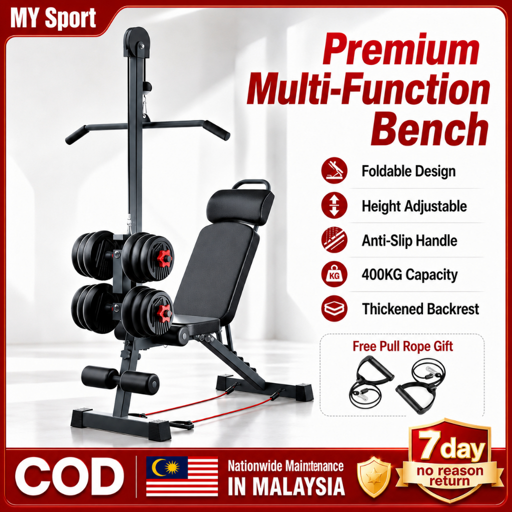 Dumbbell Bench Adjustable Foldable Multi-function Weight Lifting Trainning Machine Muscle Exercise Home fitness equipmen