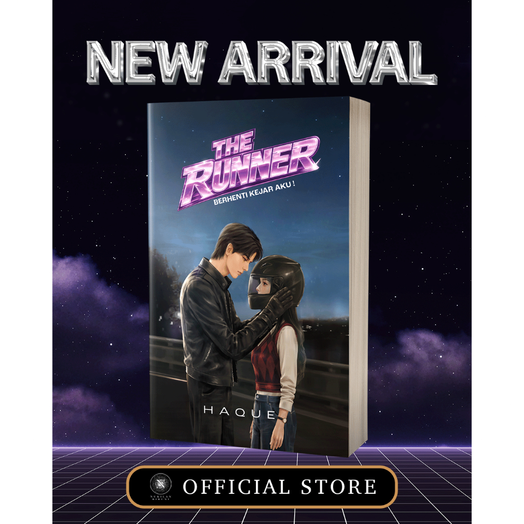 THE RUNNER KARYA HAQUE SOFTCOVER & HARDCOVER EDISI KHAS BIKER NOVEL SUPERNATURAL ROMANCE